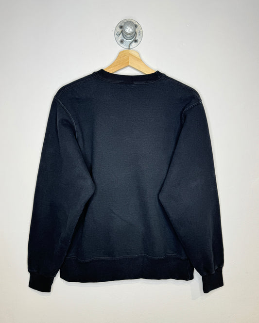 Vintage 2000s Champion Black Crewneck Sweatshirt
