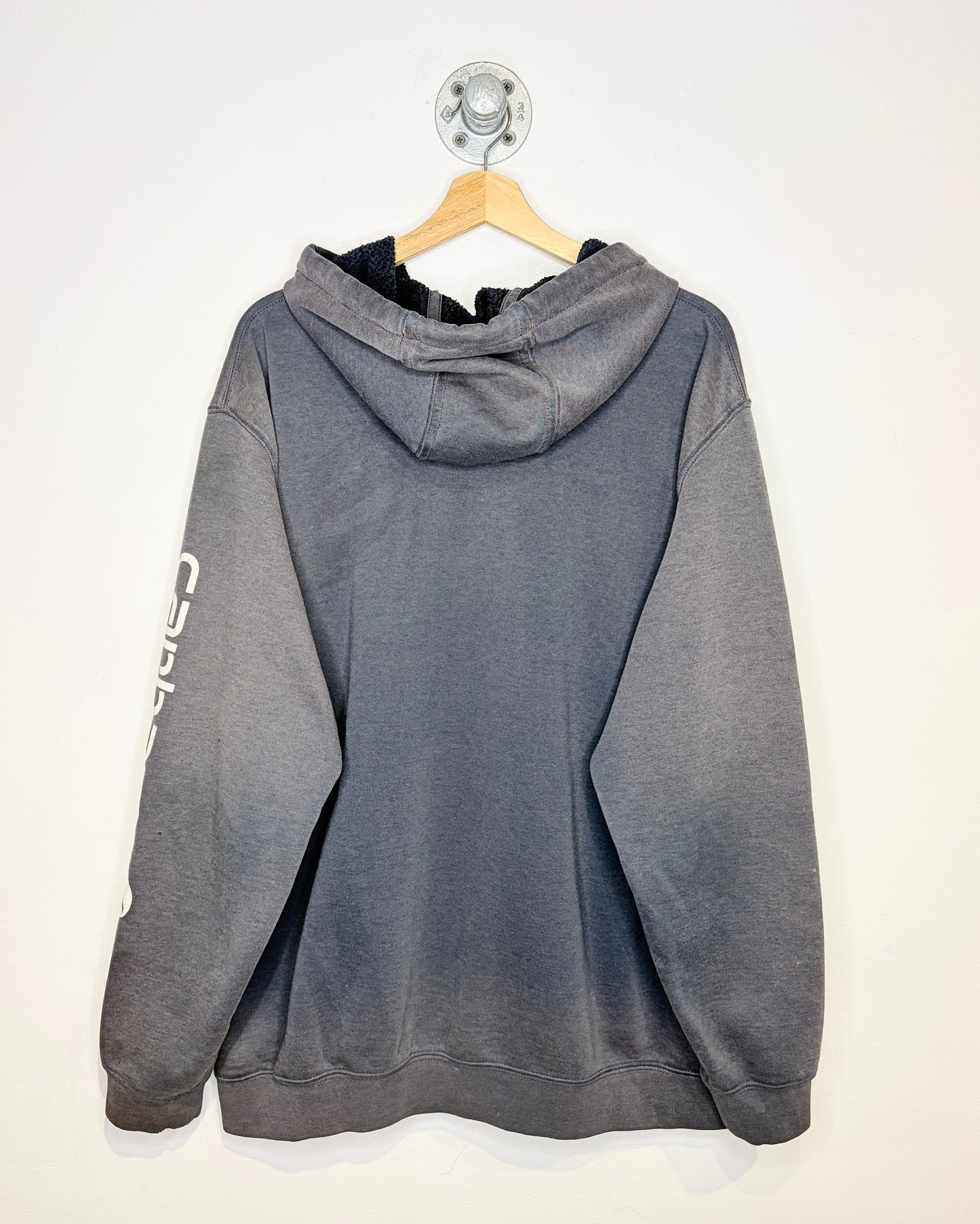 Carhartt Heavily Faded Navy Blue Hoodie