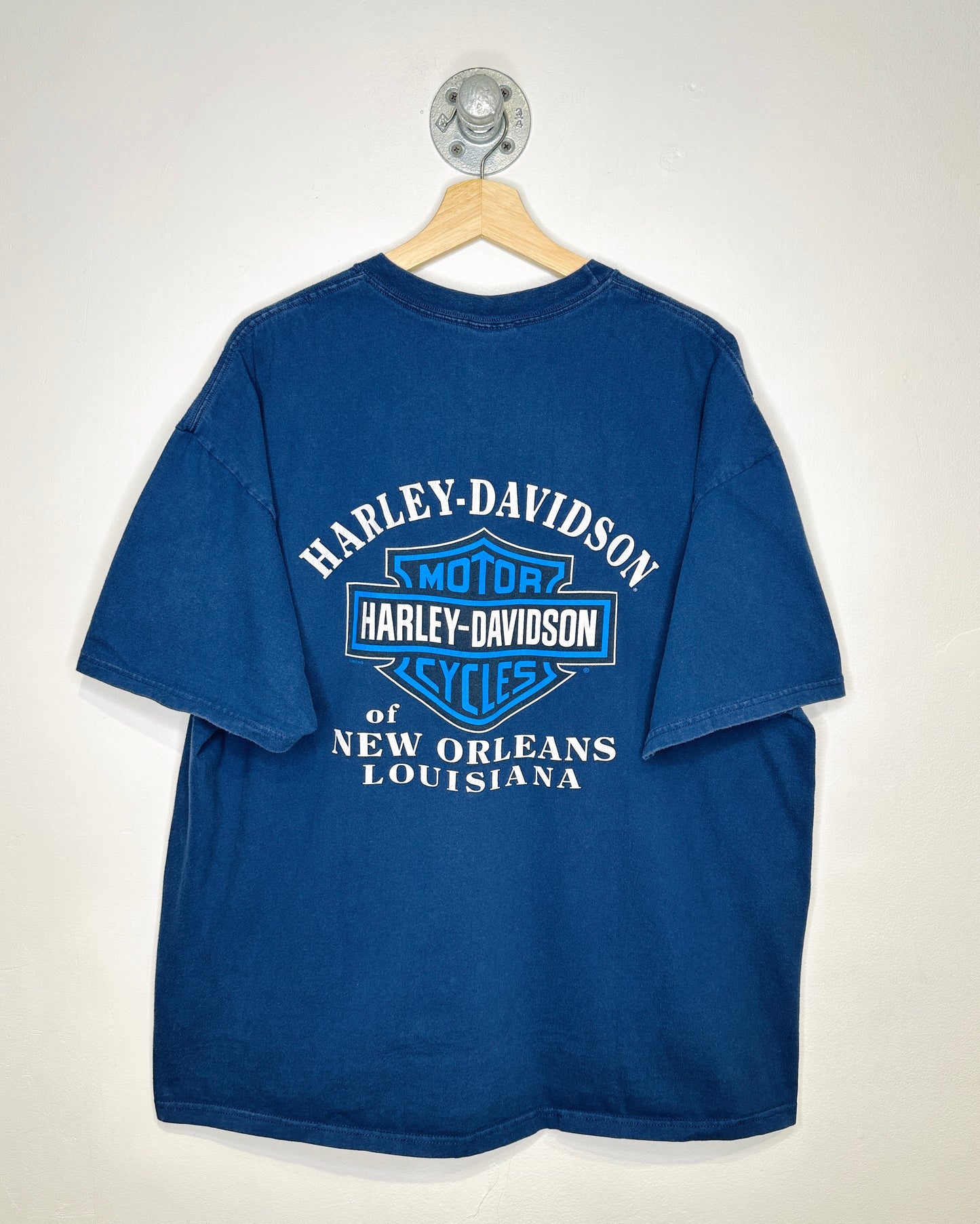 Vintage 2002 Harley Davidson New Orleans Navy Tee Shirt
