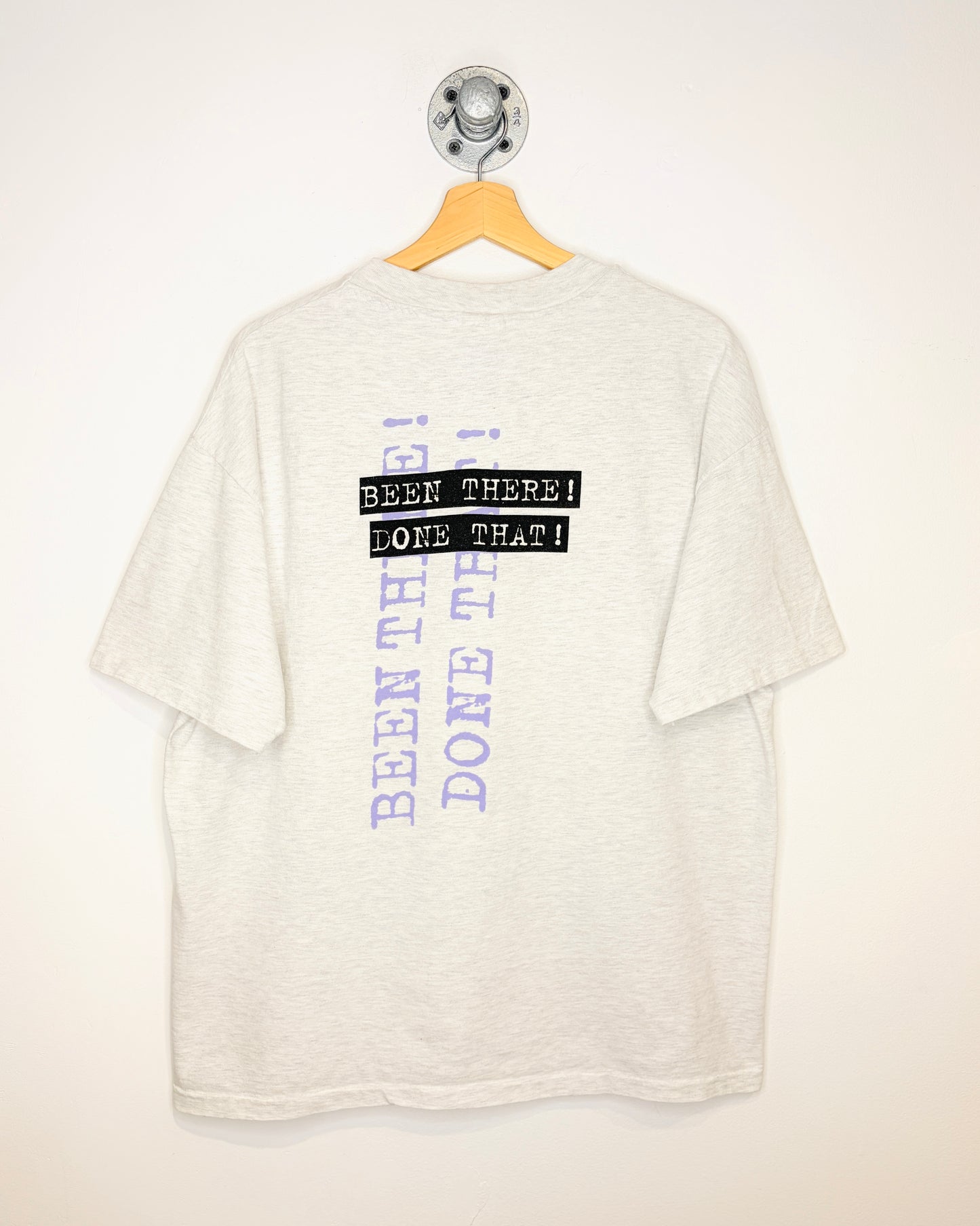 Vintage 90s Outrageous Heather Grey Tee Shirt