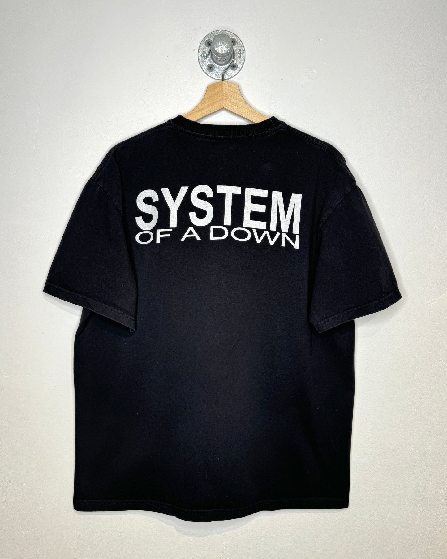 System Of A Down Heavyweight Black Tee Shirt