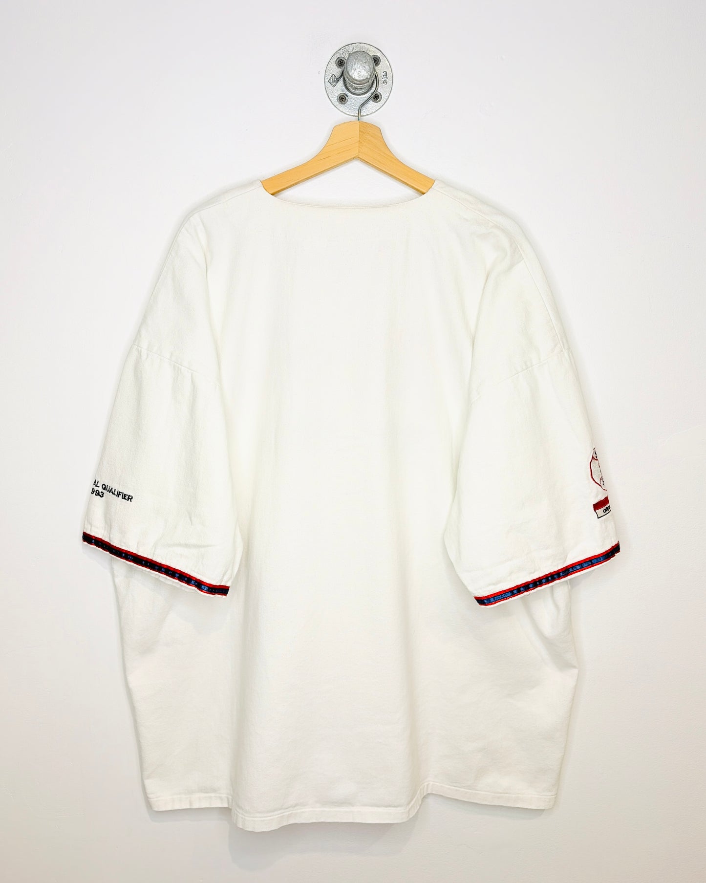 Vintage 1993 Coors Slo-Pitch White Baseball Jersey