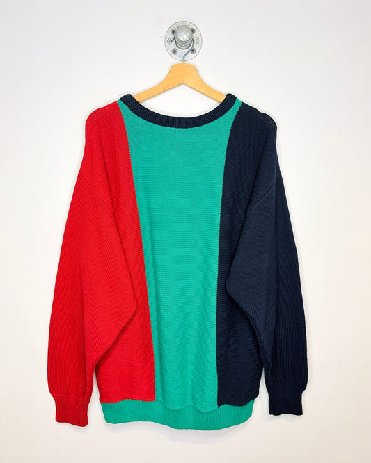 Vintage 90s Jantzen Color Block Sweater
