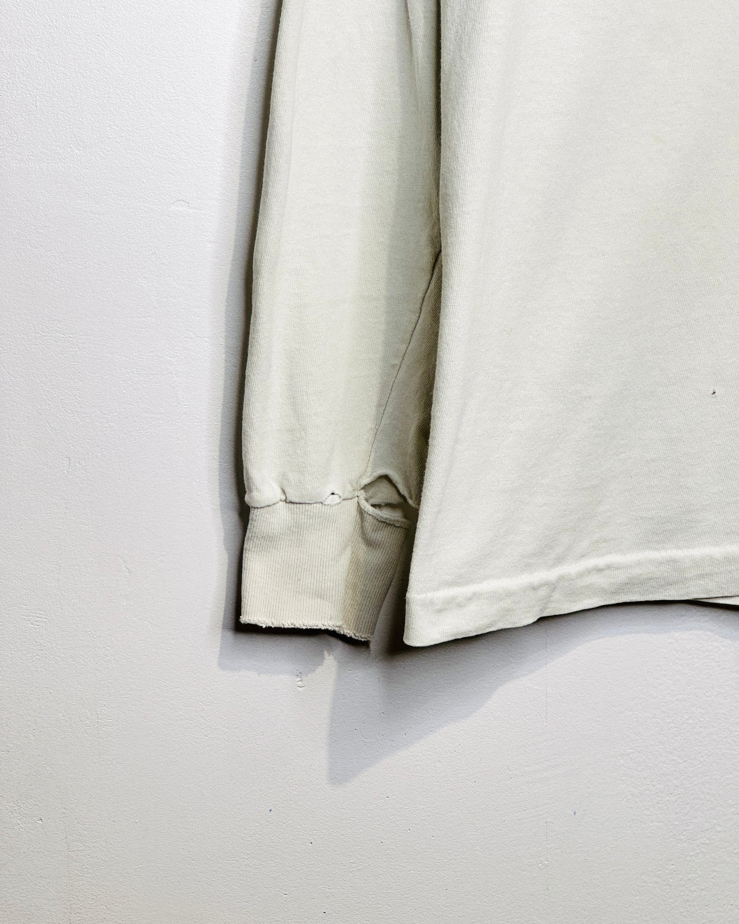 Vintage 90s Texh MTB Distressed White Longsleeve Shirt