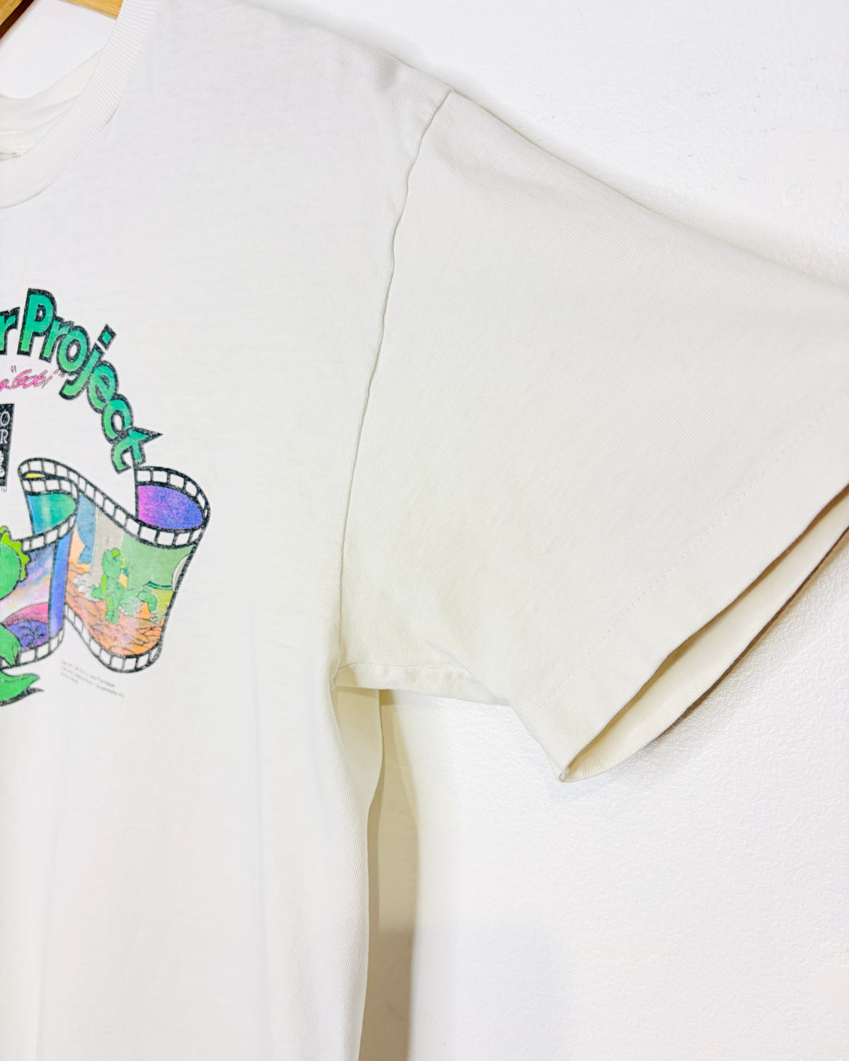 Vintage 90s The Dinosaur Project White Promo Tee Shirt