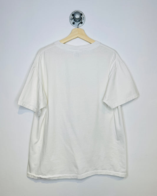 Vintage 90s Texas Print White Tee Shirt