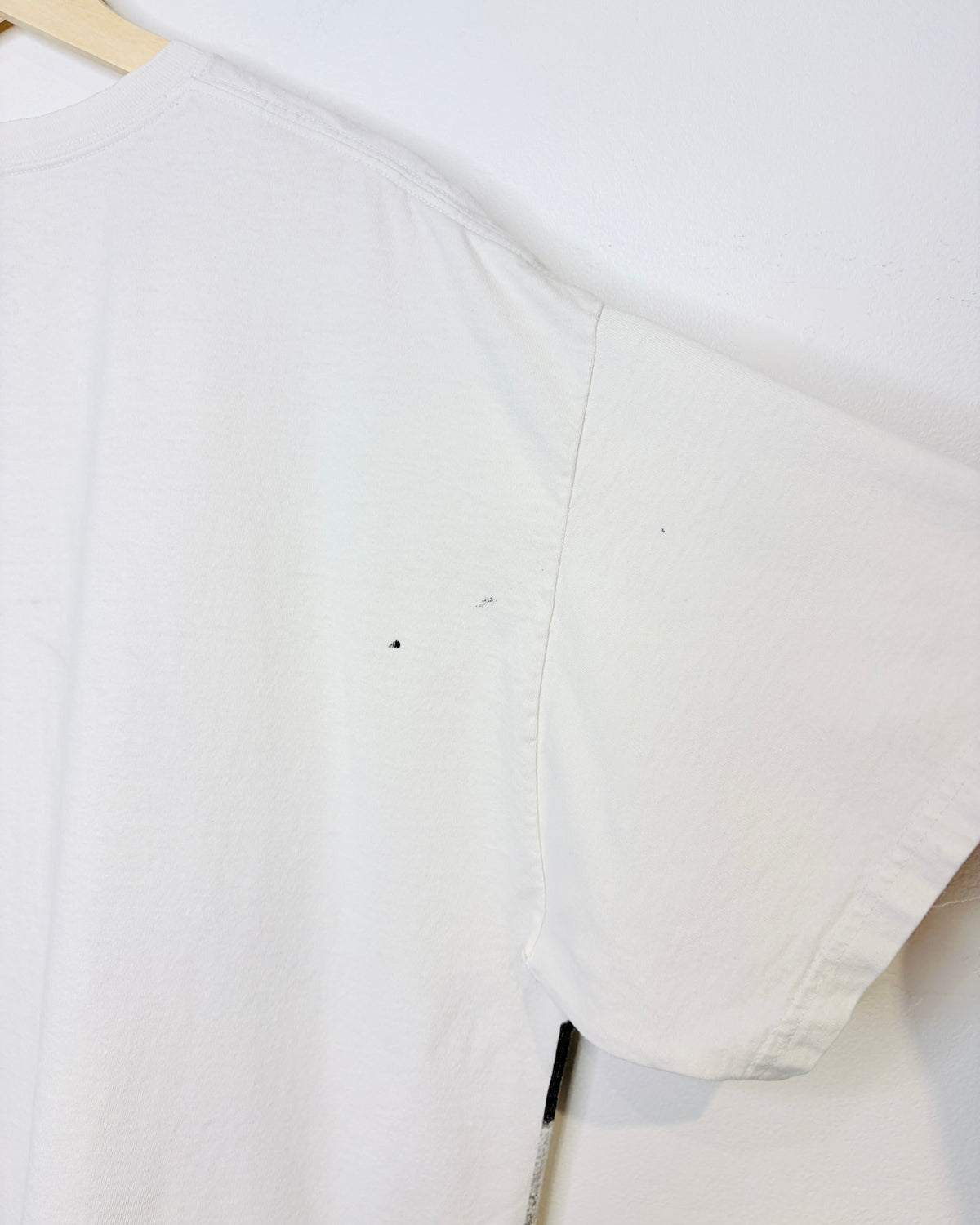 Vintage 2000s John Deere All-Over-Print Tractor White Tee Shirt