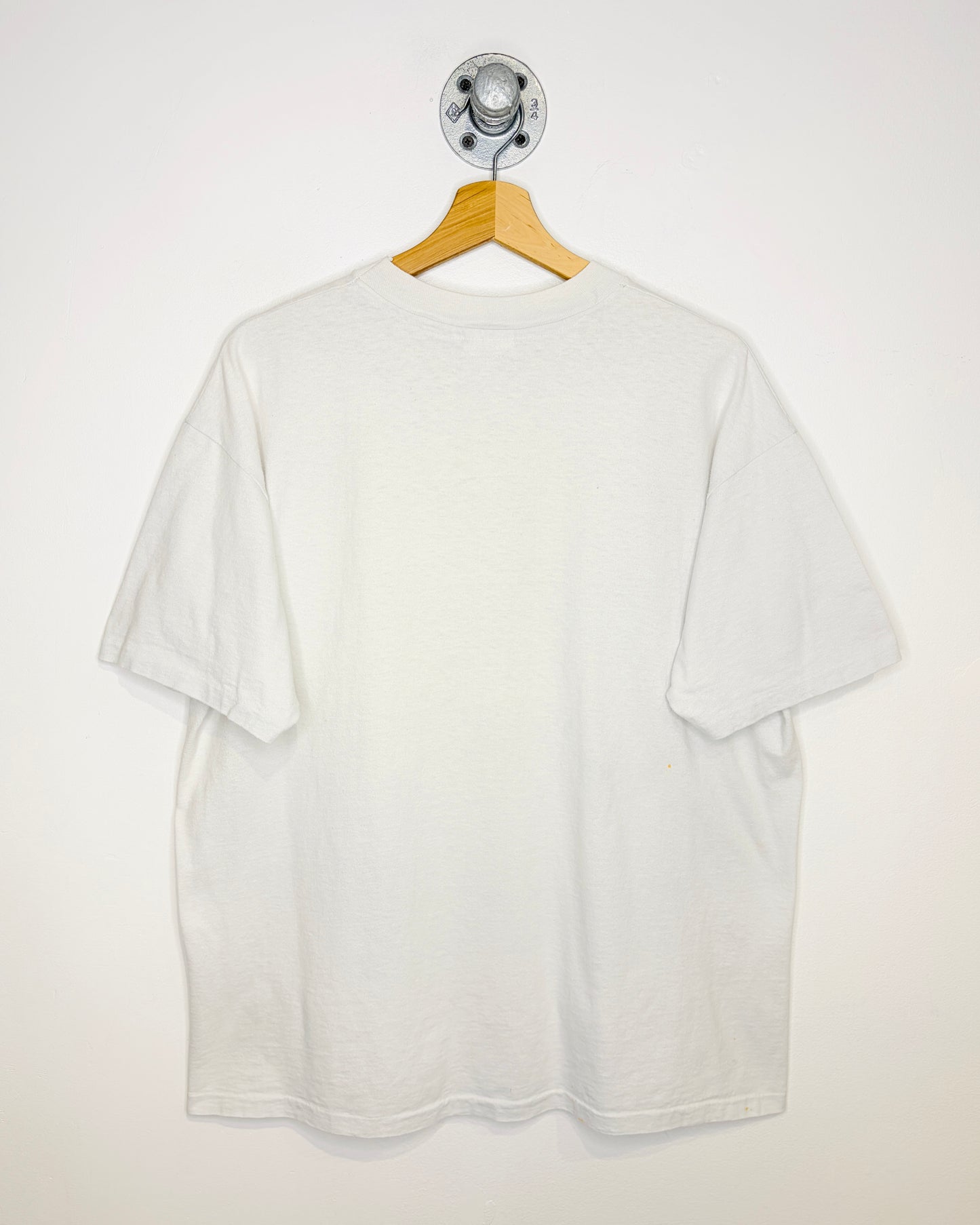 Vintage 1984 Glacier Bighorn Sheep White Tee Shirt
