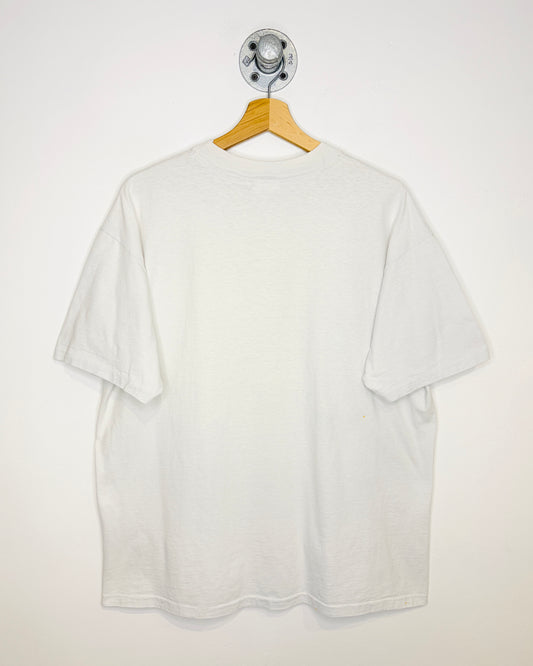 Vintage 1984 Glacier Bighorn Sheep White Tee Shirt