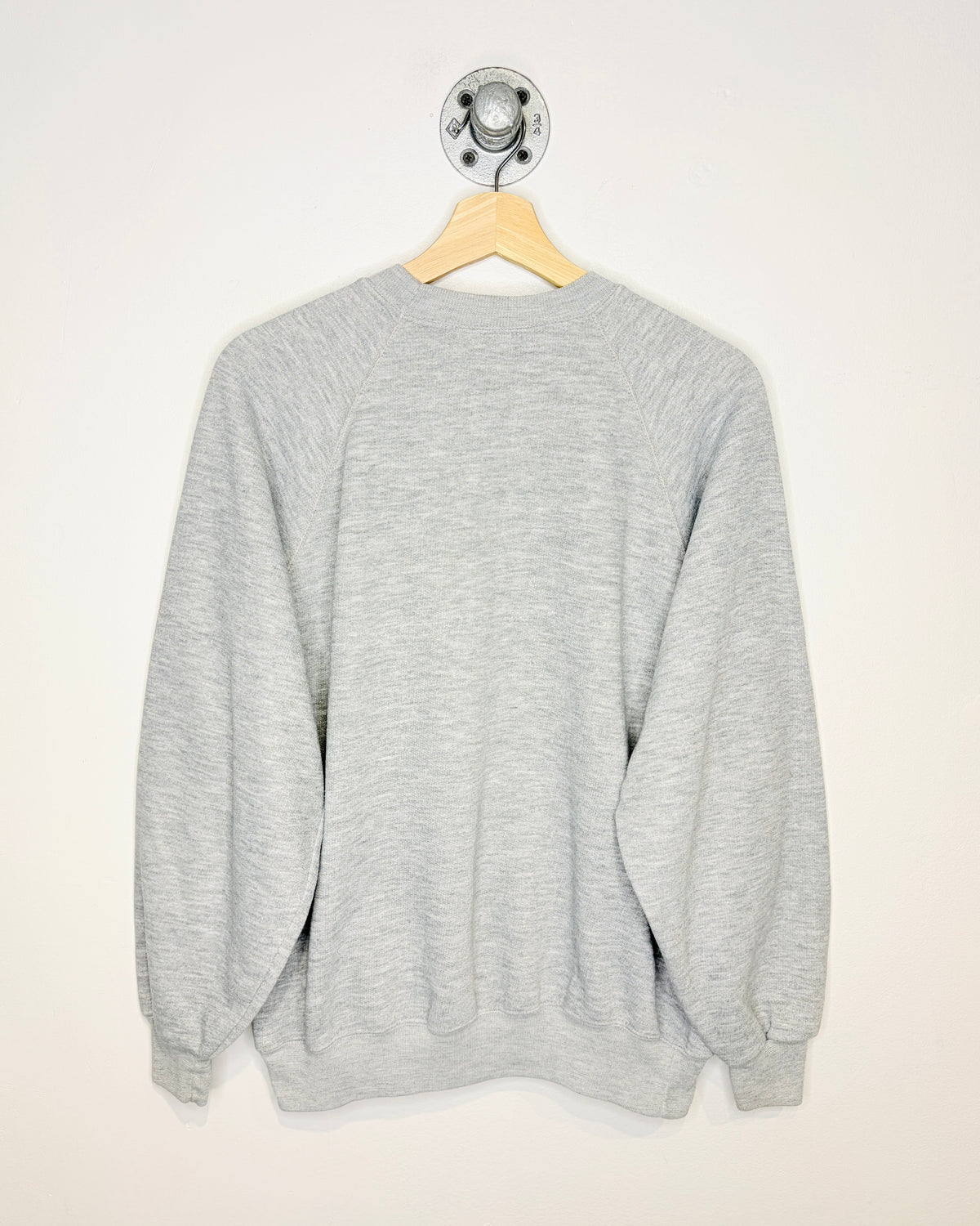 Vintage 80s Scottish Gliding Union Grey Raglan Crewneck Sweatshirt