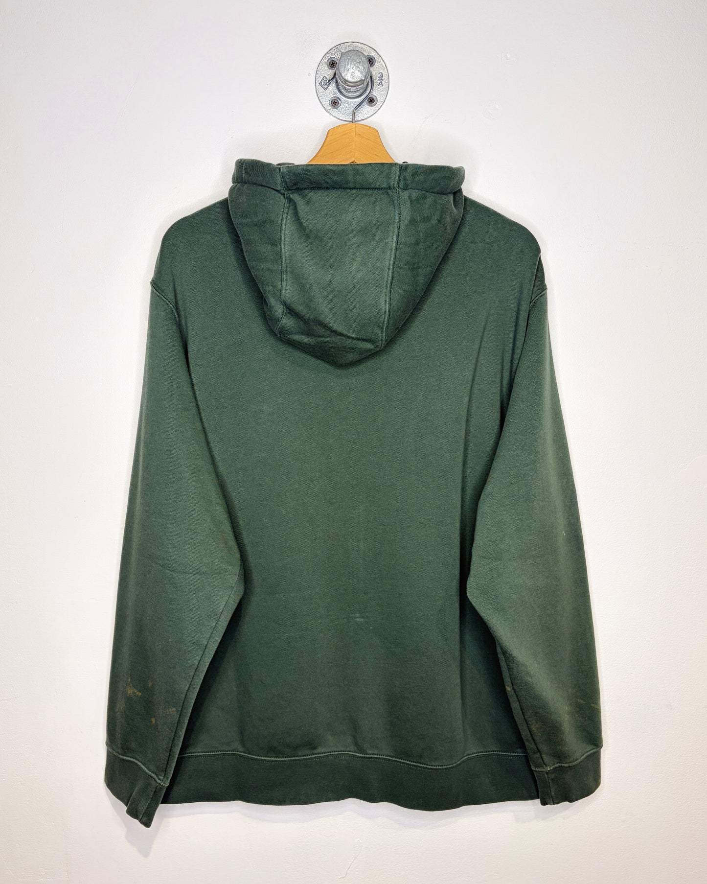 2000s Nike Faded Green Zip Up Hoodie