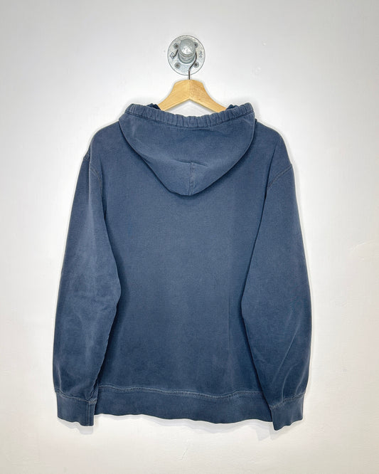 2000s Boxy American Eagle Faded Navy Hoodie