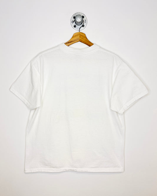 Vintage 1986 Local Color St. Thomas Art White Tee Shirt