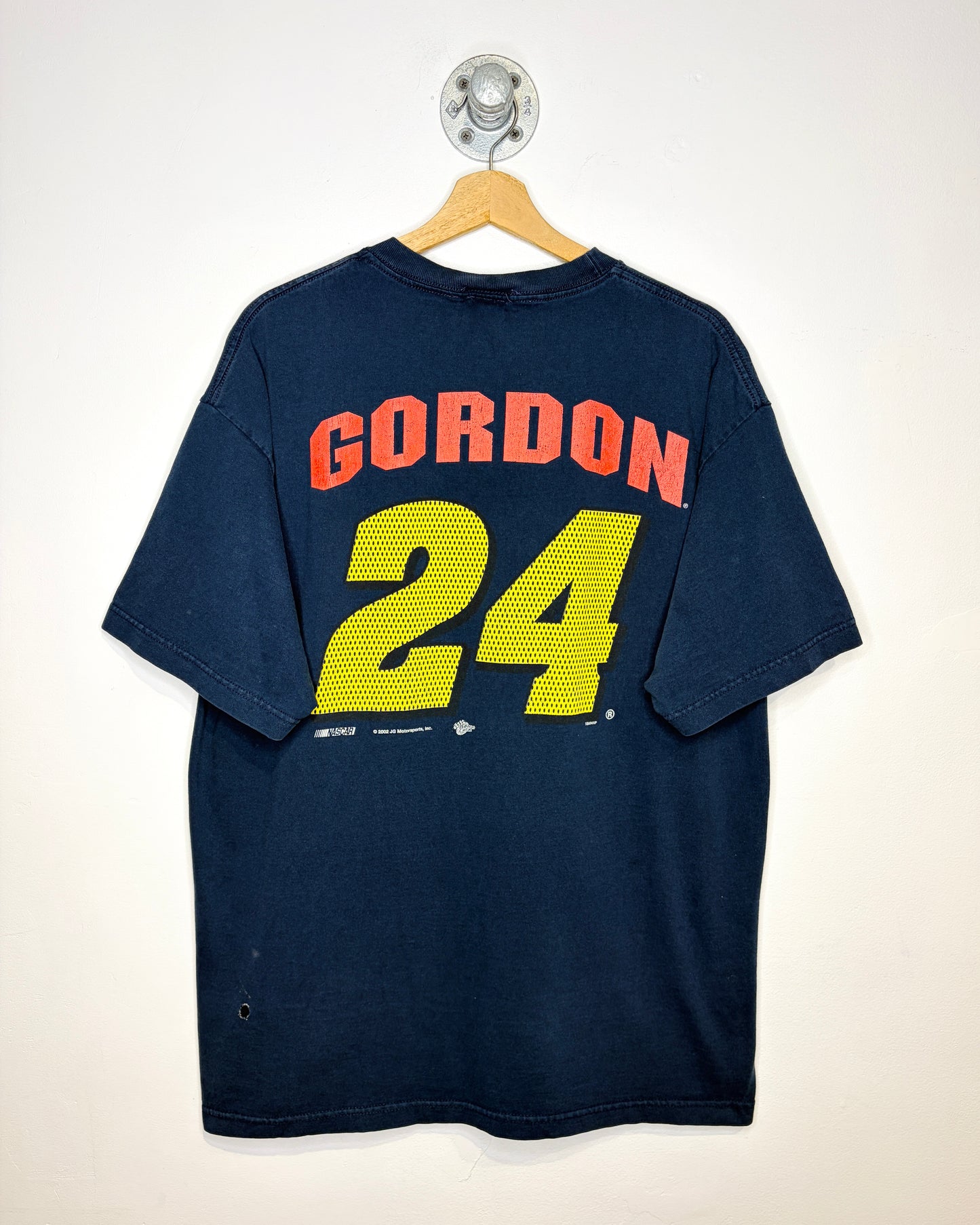 Vintage 2002 Nascar DuPont Motorsports Navy Tee Shirt