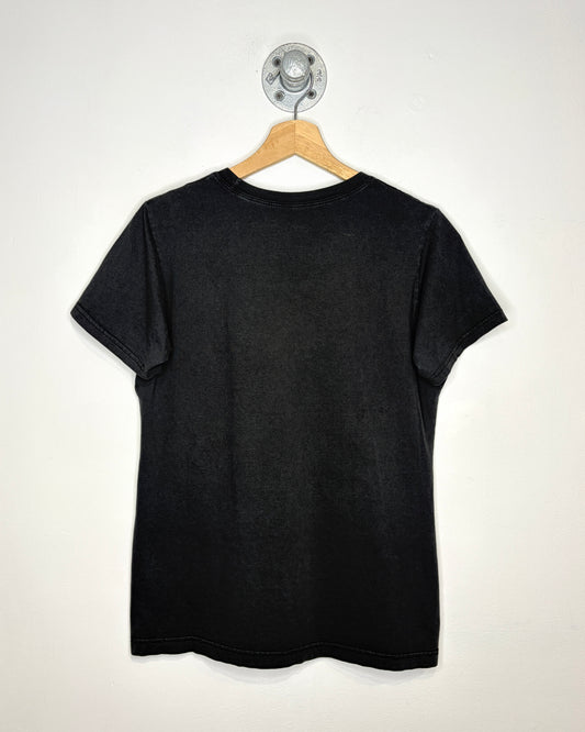 Y2K Women’s Fox Riders Faded Black Tee Shirt