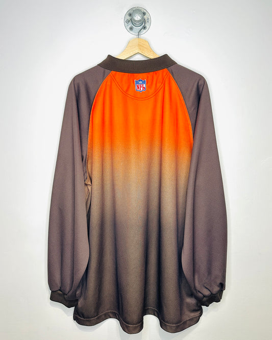 Cleveland Browns Puma Two Tone Collared Longsleeve Shirt
