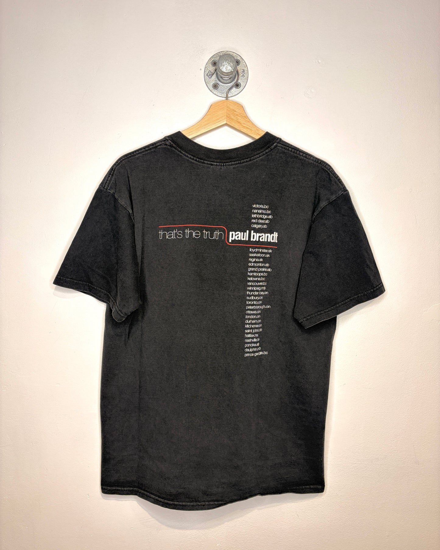 2000s Paul Brandt “That’s The Truth” Black Tee Shirt