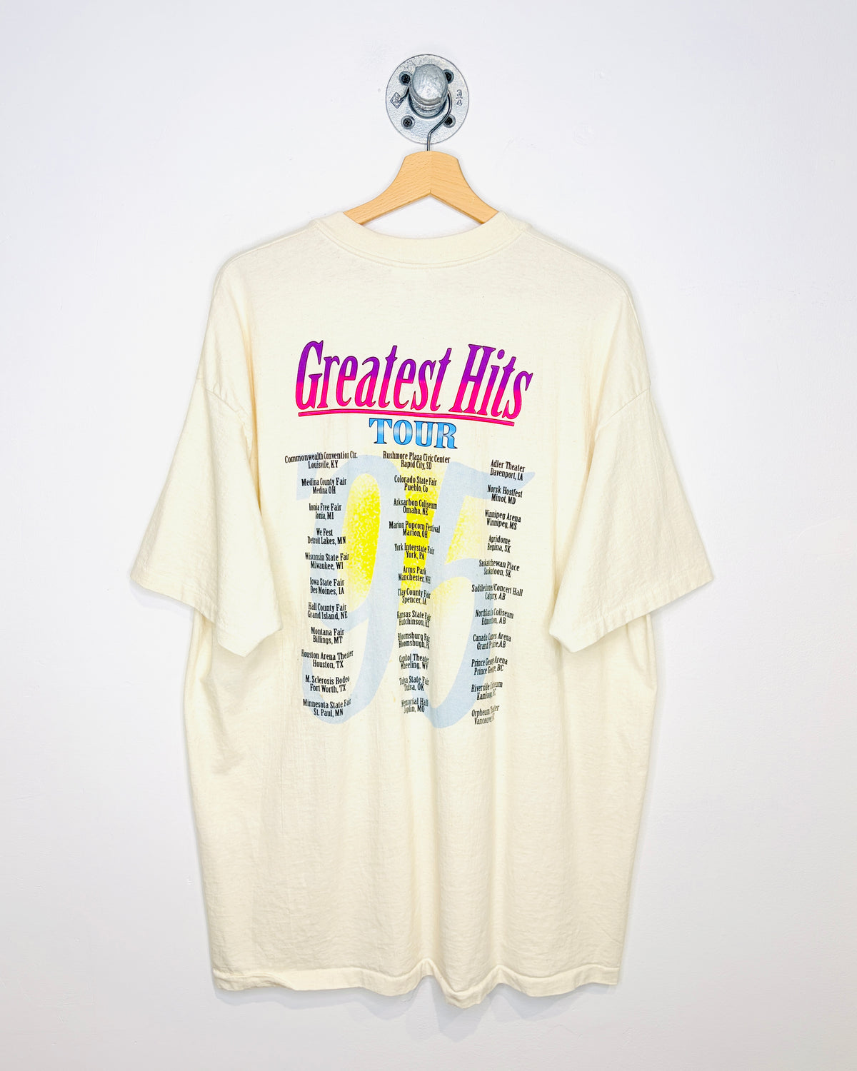 Vintage 1990s Lorrie Morgan Greatest Hits Tour Tee Shirt