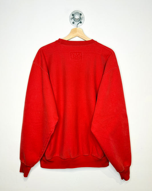 Vintage Ohio State Heavyweight Red Reverse Weave Crewneck Sweatshirt
