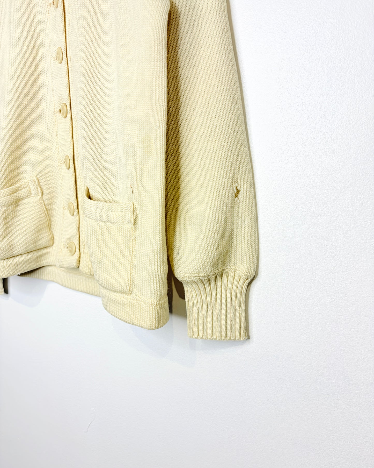 Vintage 50s/60s Tan Heavywight Cardigan