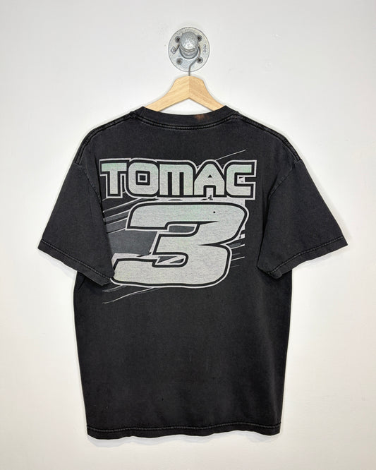 2000s Monster Energy Eli Tomac Faded Black Tee Shirt