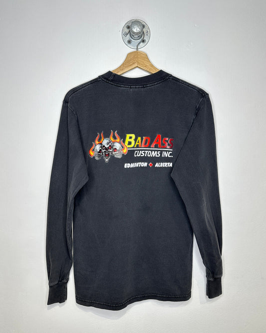 Vintage Badass Customs Inc Black Longsleeve Shirt