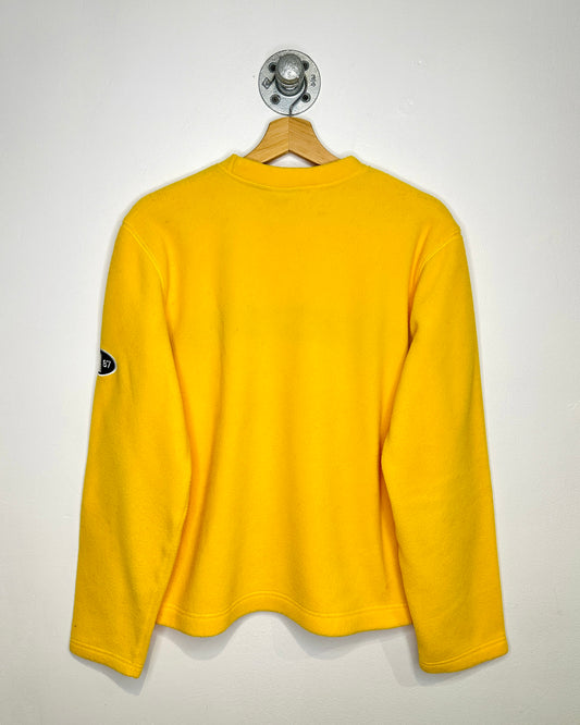 2000s Aeropostale Yellow Fleece Crewneck Sweatshirt