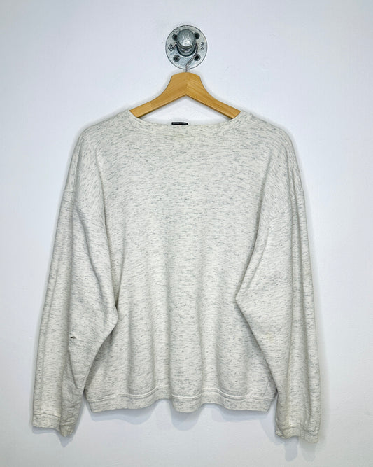 Vintage 90s Paris France Ash Grey Crewneck Sweatshirt