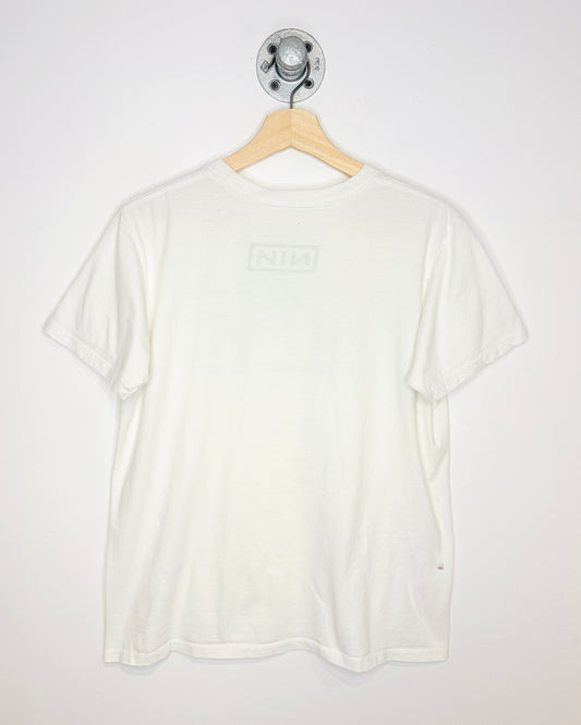 Nine Inch Nails White Band Tee Shirt