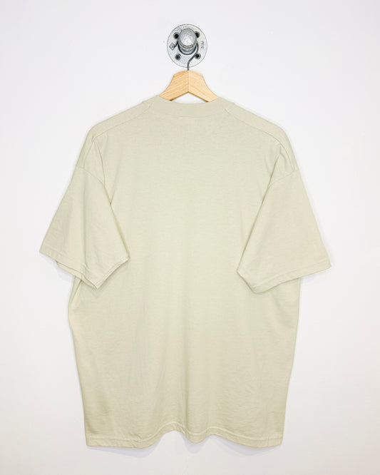 Vintage 1998 Q’s BBQ N Grill Tan Tee Shirt