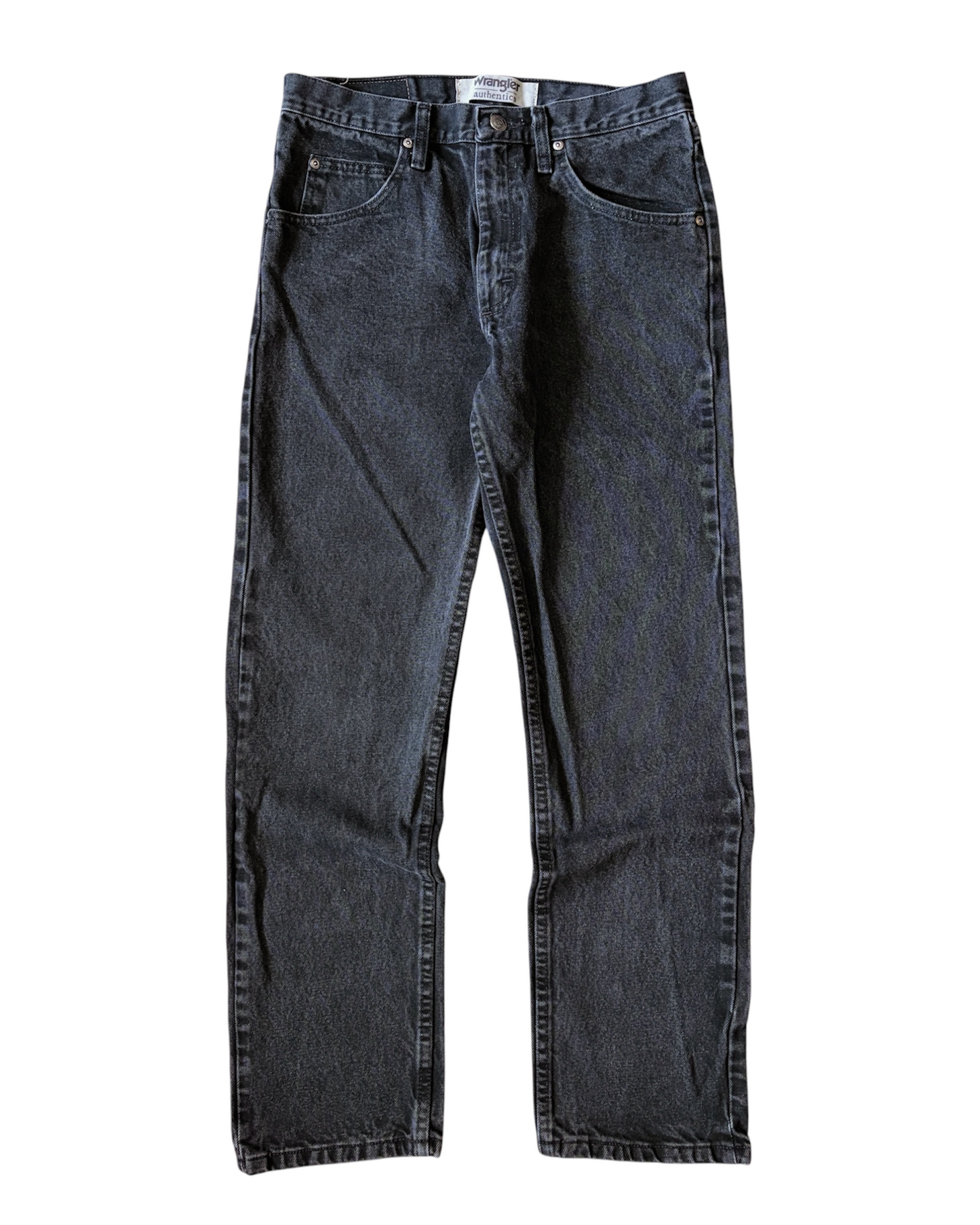 Vintage Wrangler Faded Black Straight Fit Jeans