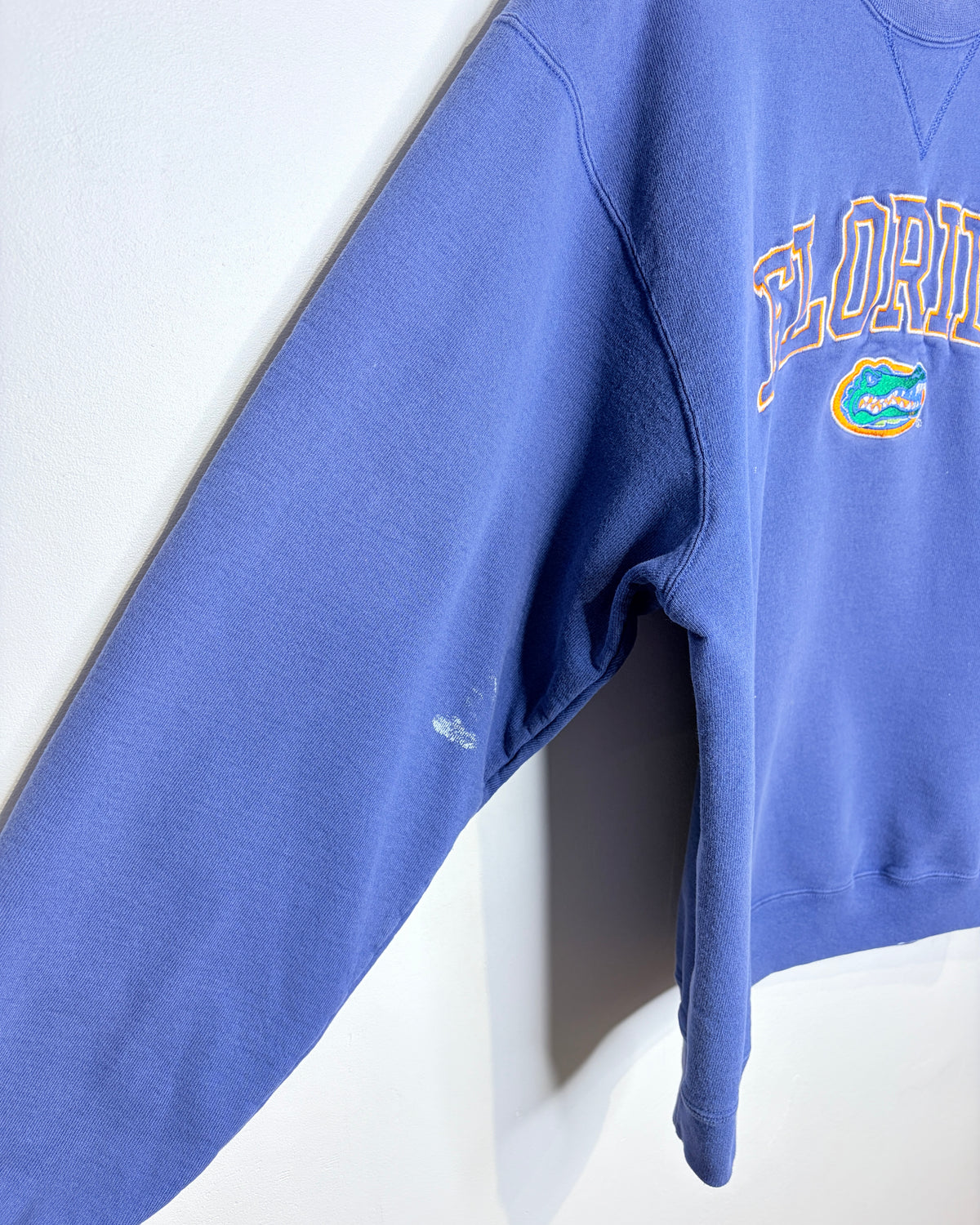 Vintage 2000s Champion Florida Gators Faded Blue Crewneck Sweatshirt