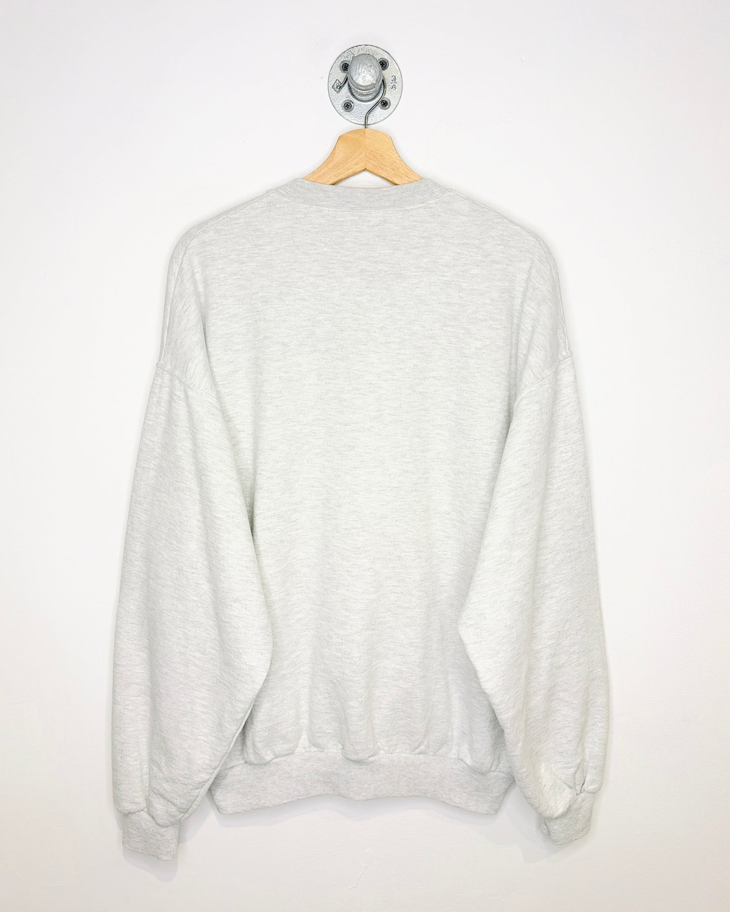 Vintage 2000s Fishing Excuse Grey Crewneck Sweatshirt