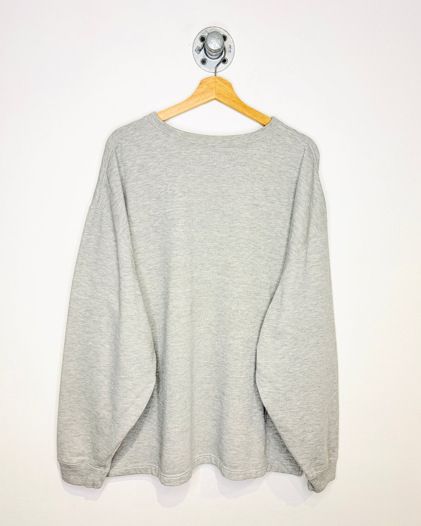 Vintage Old Navy Rowing Grey Henley Sweatshirt
