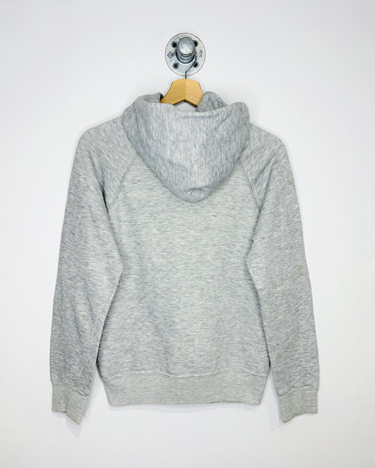 Vintage 90s Basset-Walker Blank Ash Grey Raglan Hoodie