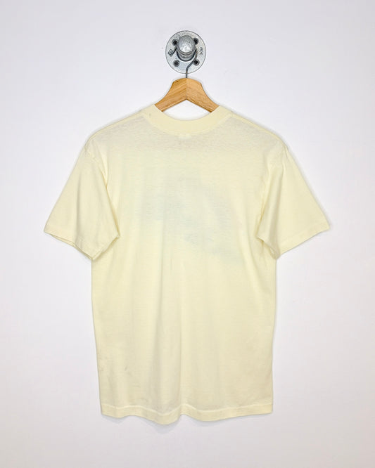 Vintage 1982 Hawaii Paper Thin Cream Tee Shirt