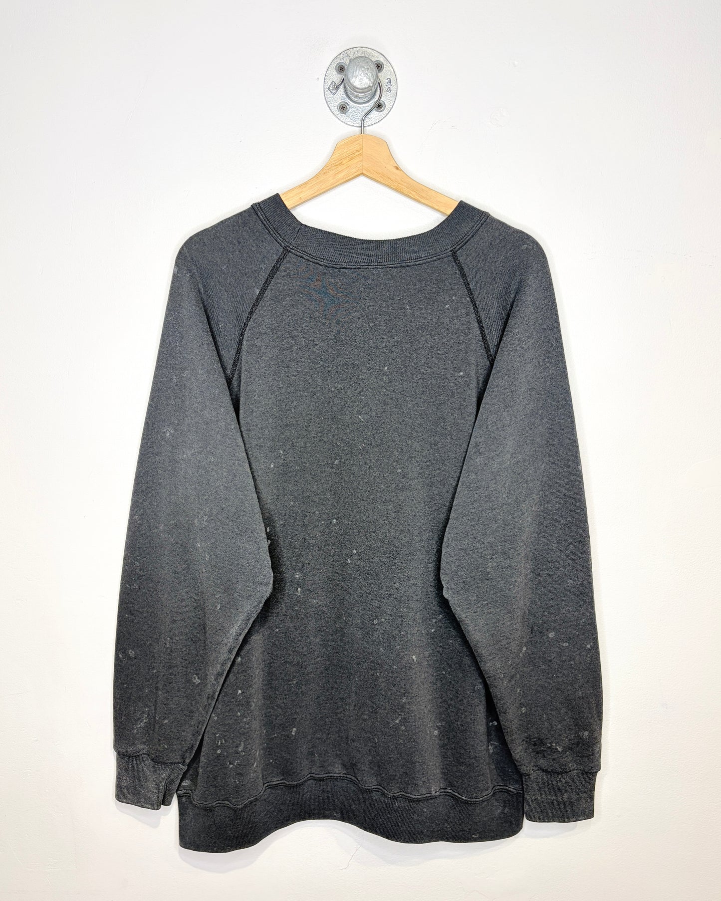 Vintage 1980s Mickey Mouse Black Crewneck Sweatshirt