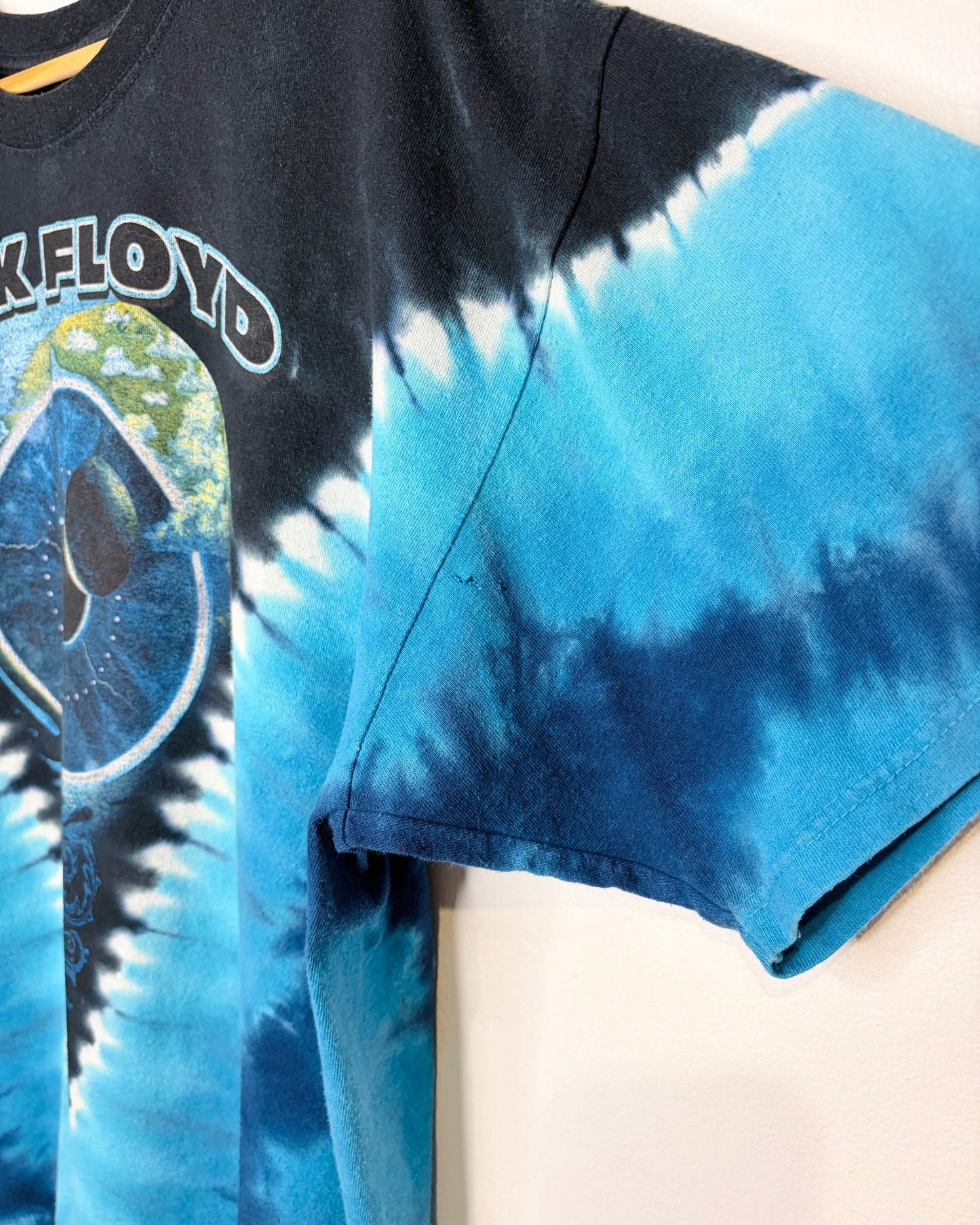 Pink Floyd Liquid Blue AOP Tie Dye Tee Shirt