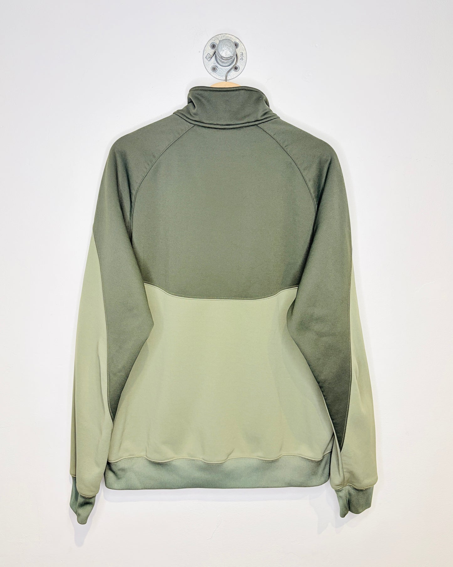 Nike Fit Forest Green Zip Up Sweatshirt