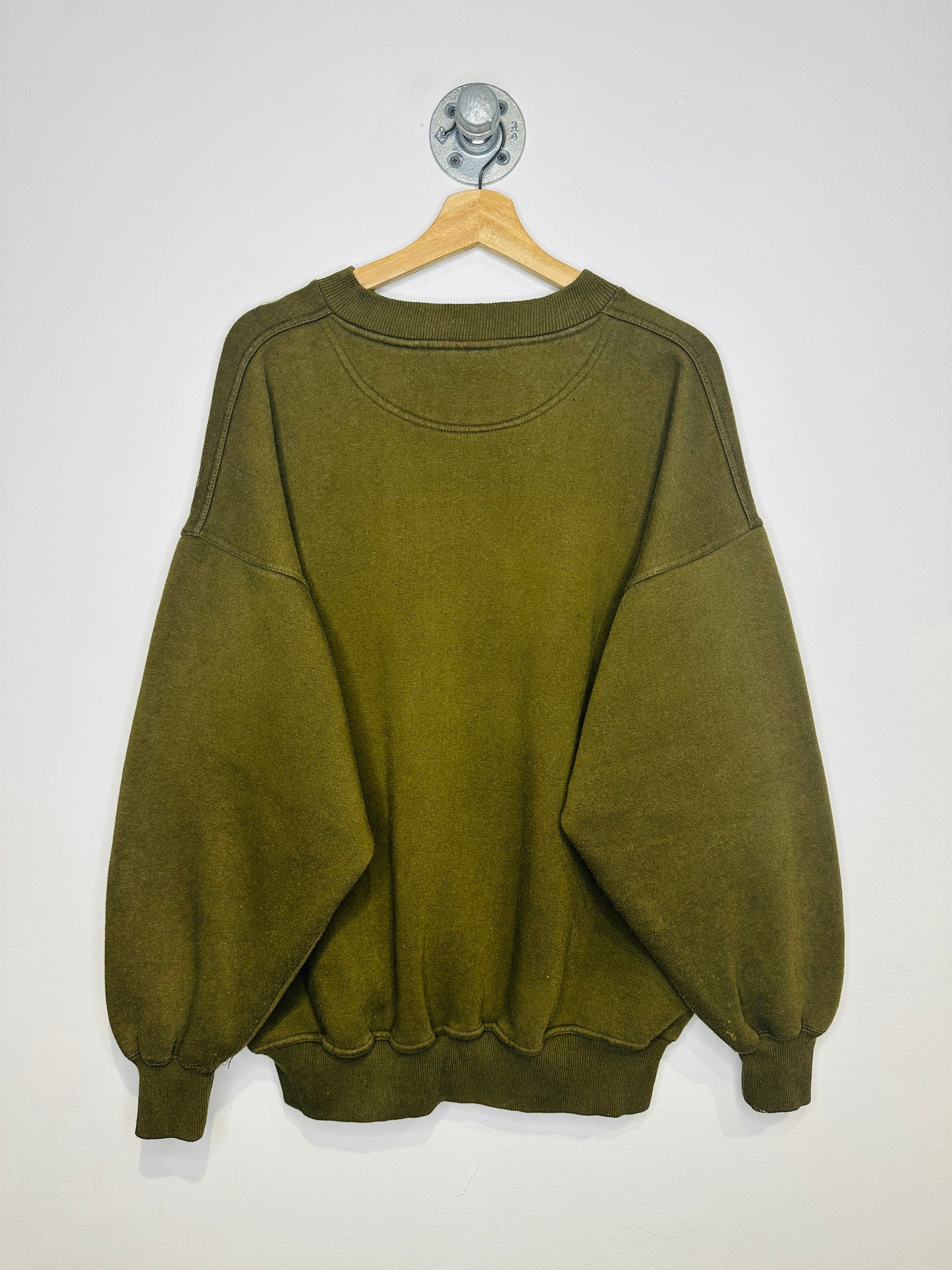 Vintage 1990s Traditional Golfing Green Crewneck Sweatshirt