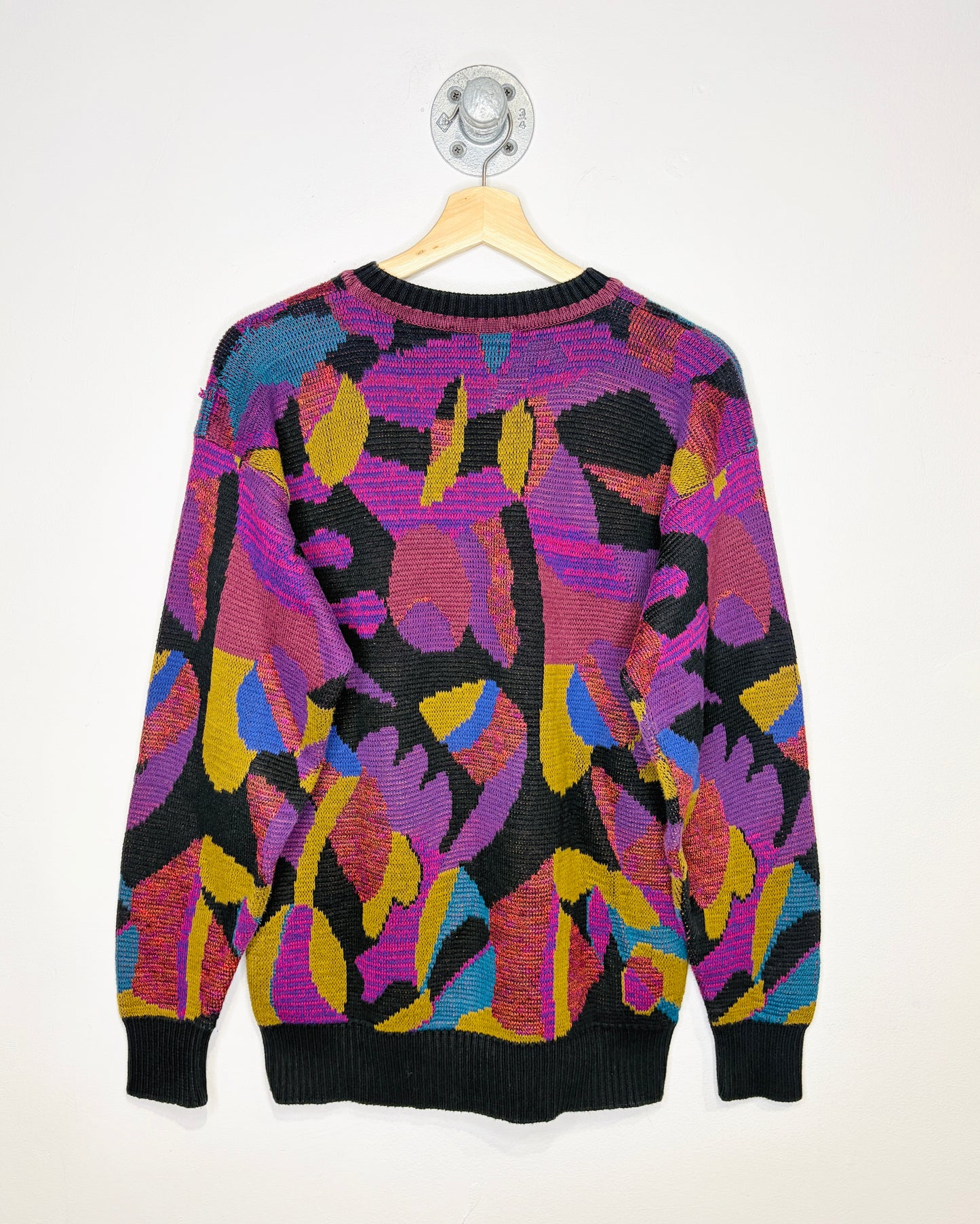 Vintage 90s Tricots St. Raphael Abstract Sweater