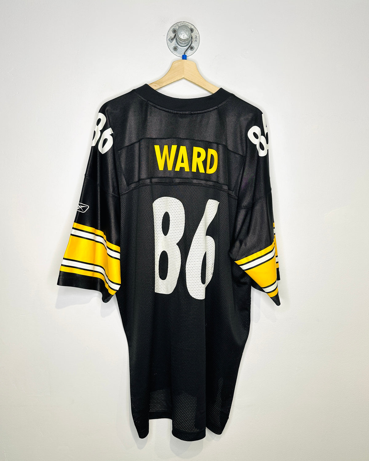 2000s Pittsburgh Steelers Black Ward Football Jersey