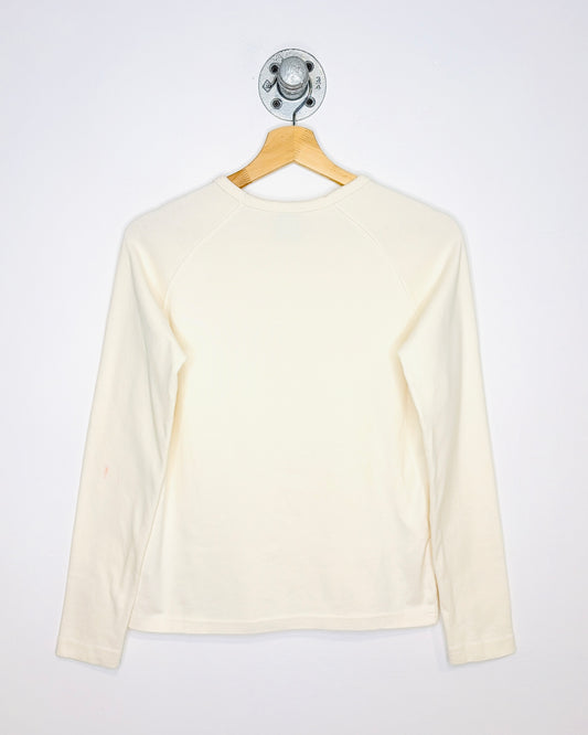 2000s Carhartt For Women Natural White Longsleeve Shirt