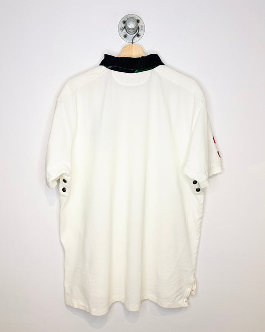 Vintage 90s Polo By Ralph Lauren White Polo Shirt