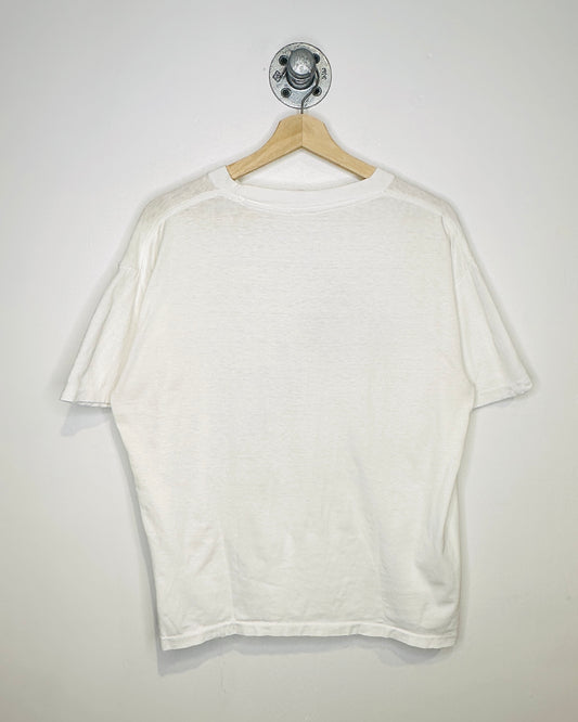 Vintage Hawaiian Beach White Tee Shirt