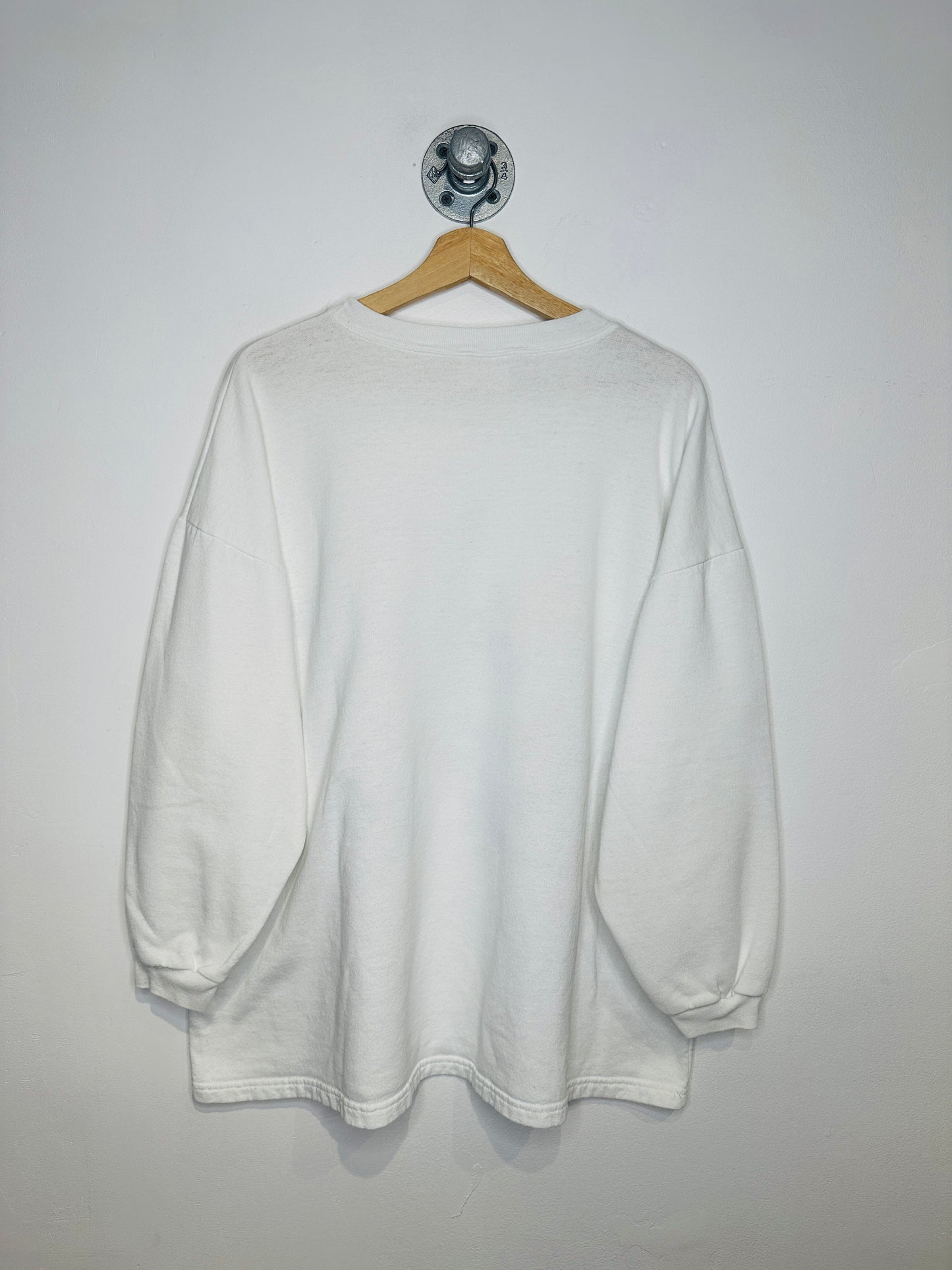 Vintage 1996 Looney Tunes Roster White Lightweight Crewneck Sweatshirt