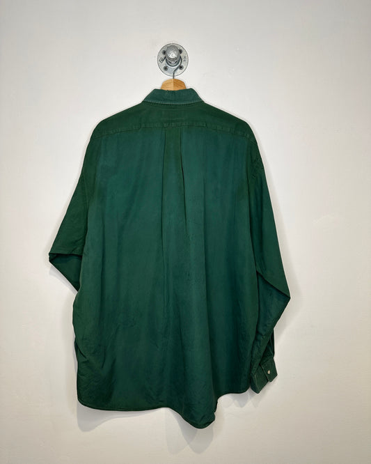 Ralph Lauren Blake Dark Green Button Down Long Sleeve Shirt