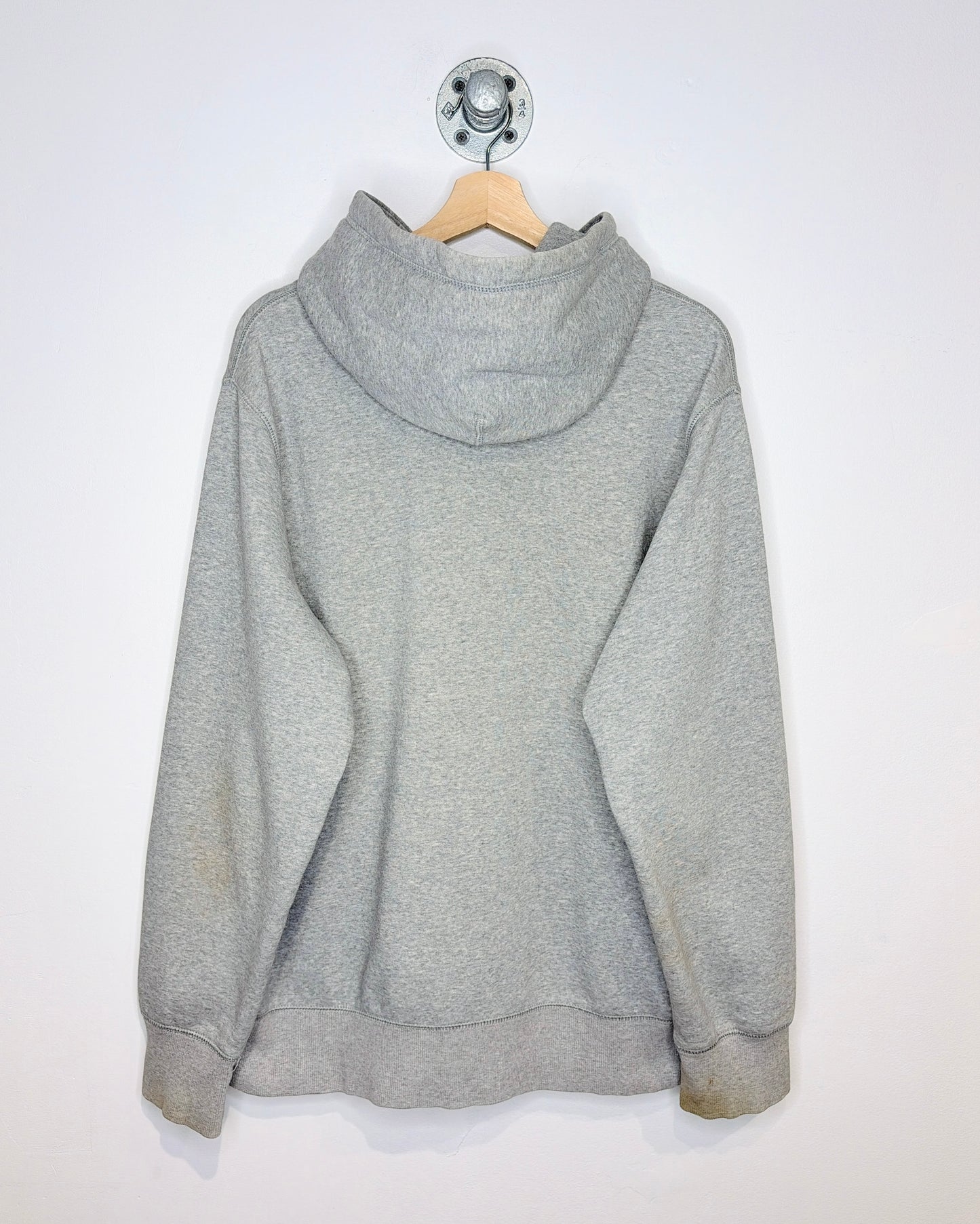 Nike Embroidered Heather Grey Hoodie