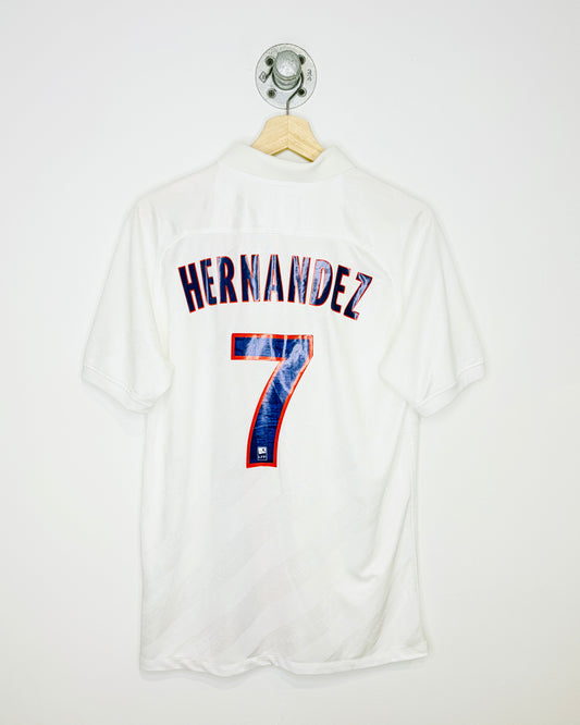 Nike Paris Hernandez #7 White Polo Soccer Jersey