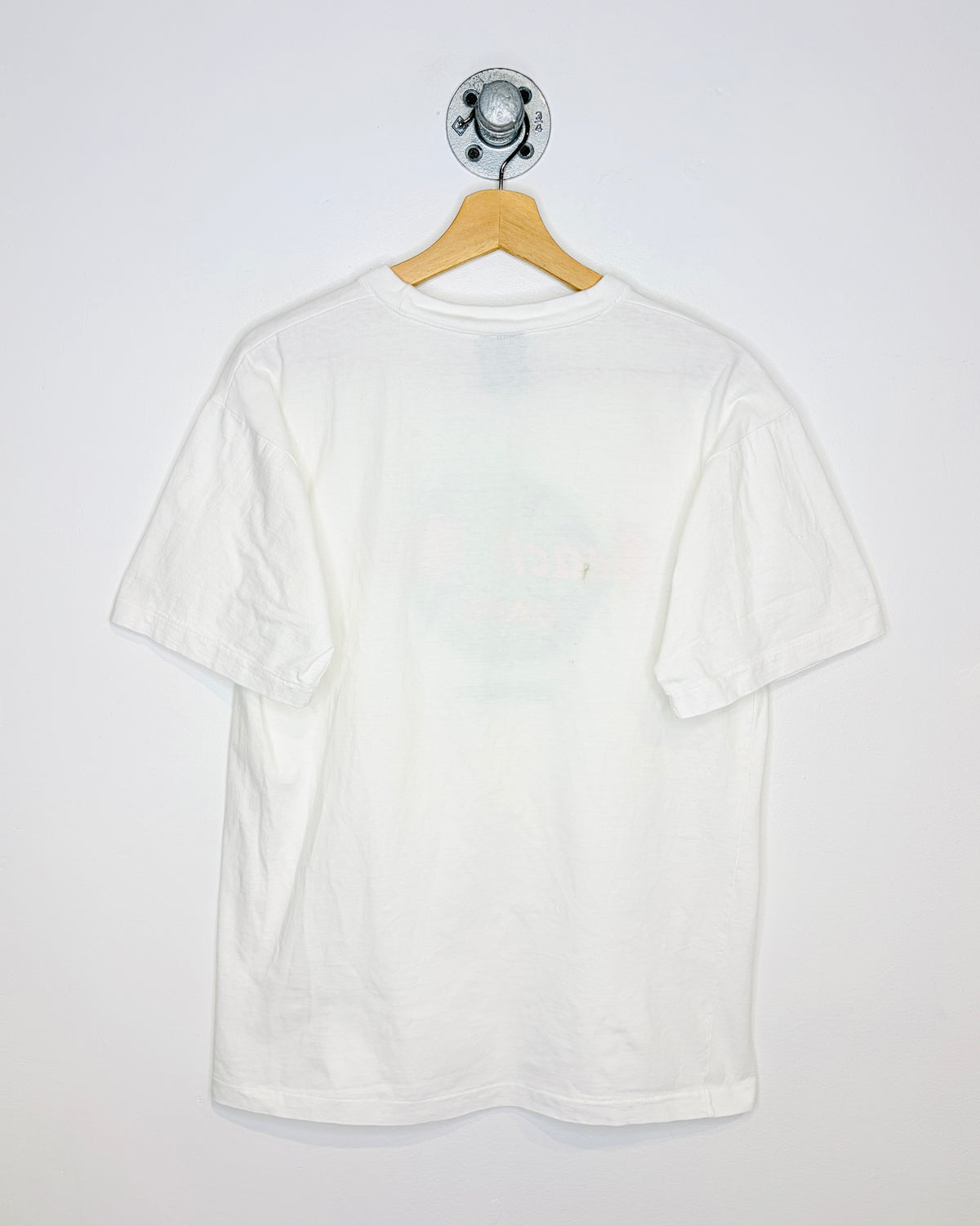 Vintage 80s Beach Rock Cafe Bermuda White Tee Shirt